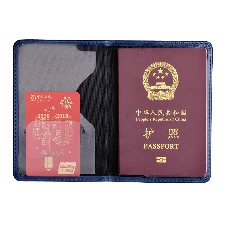 Israel Passport Cover Multicolour PU Leather Hebrew Travel Document ID Credit Card Holder Case Wallet Men Women