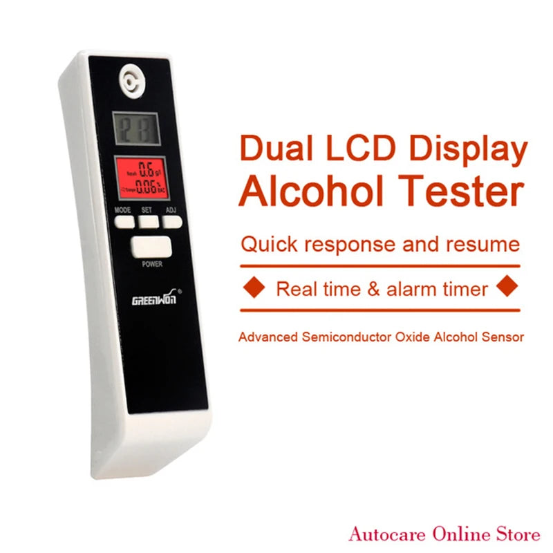Random Color High Sensitivity Digital Alcohol Tester with Dual LCD Screen Alcohol Tester AT-661s