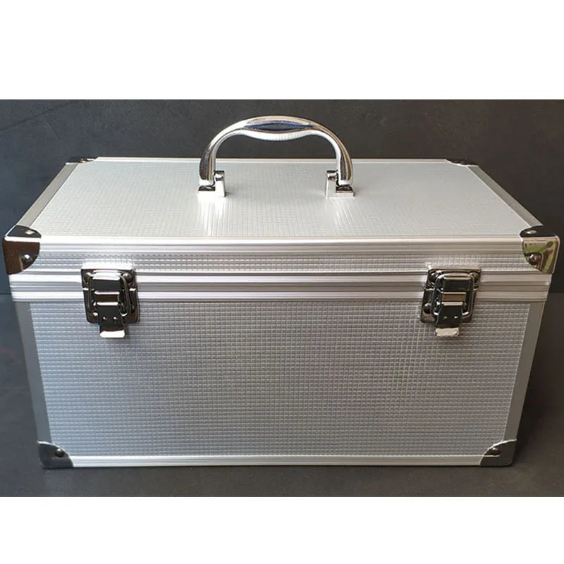 30x17x16cm Aluminum alloy Tool Case Portable Outdoor Vehicle Kit Box Equipmen Safety Equipment instrument Case Suitcase Outdoor