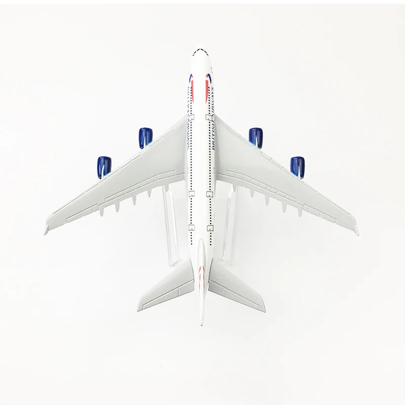 JASON TUTU 16cm BRITISH AIRWAYS A380 Aircraft Model Planel Airplane Diecast Metal 1/400 Scale Planes