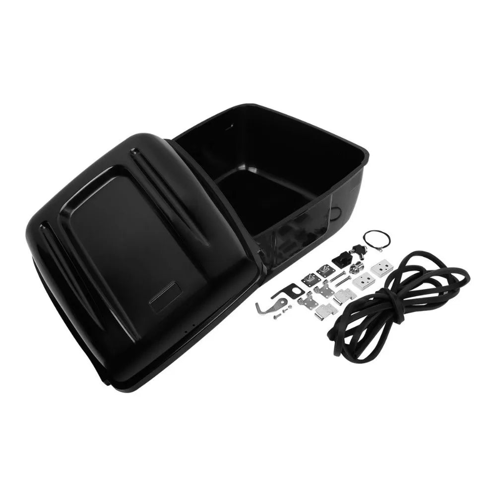 Motorcycle Trunk Saddlebag For Harley Electra Glide FLHP FLHTP