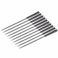 10Pcs 3x140mm Second Cut Steel Round Needle File Handy Tools Ceramic Crafts DIY Wood Rasp File Needle Jewelry Carving File