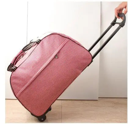 Luggage Bags Trolley Suitcase on wheels luggage Metal valise bagages roulette Hand Trolley Unisex Bag Sac a Frame Board Package