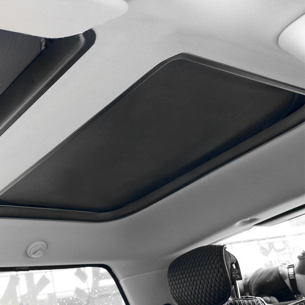 2pcs Foldable Sunroof Shade Sunshade Heat Isolate For MINI Cooper Clubman Countryman R55 R56 R60 R61 F55 F56 F54 F60 2007-UP