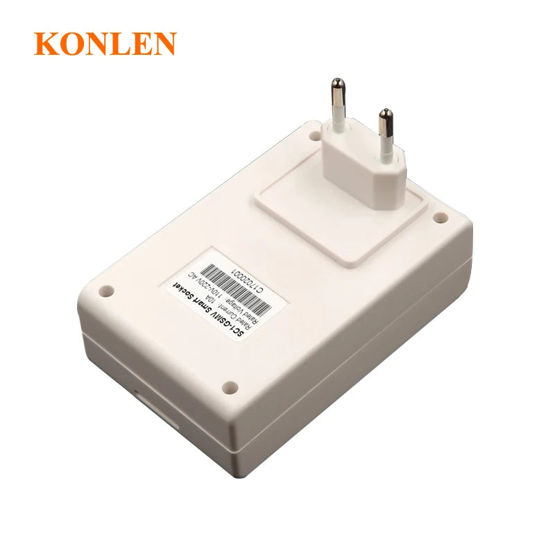 KONLEN 10A GSM Power Socket Outlet Relay Switch Remote Home Control SMS Phone Call APP Smart EU UK Plug