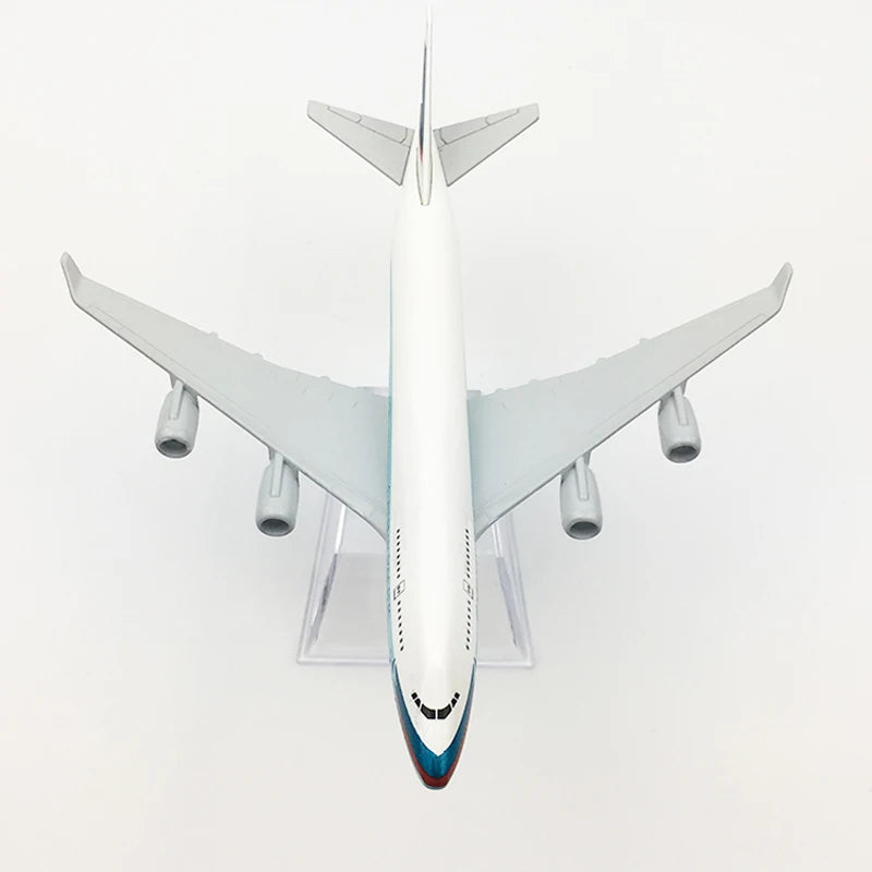 JASON TUTU 16cm Hong Kong Cathay Pacific Boeing 747 Aircraft Model Planel Airplane Diecast Metal 1/400 Scale Planes