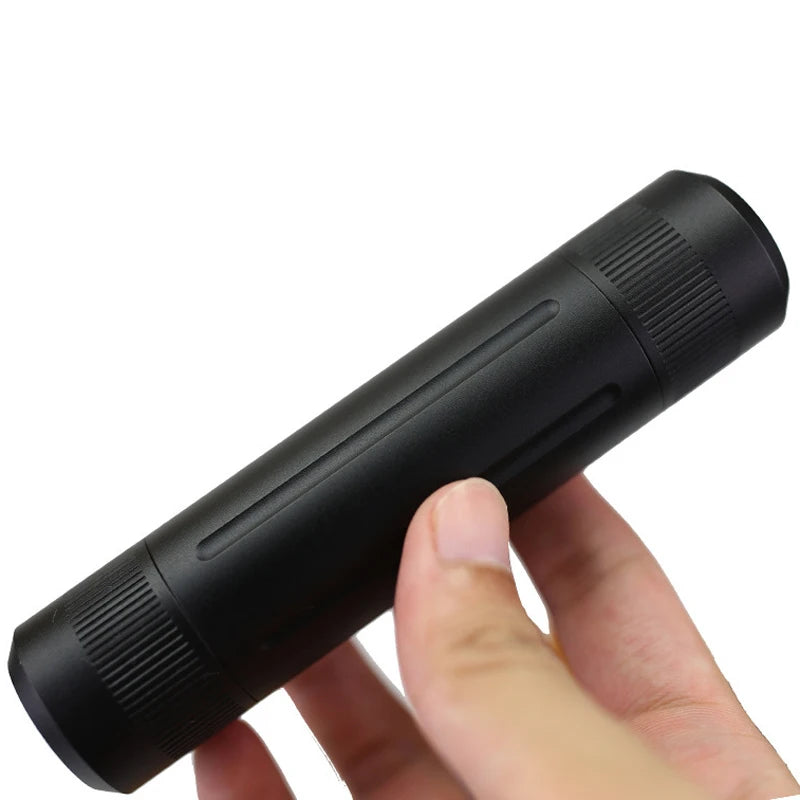CNC Aluminum Alloy Black Waterproof Bottle Camping Survival Seal Bottle EDC Outdoor Tool