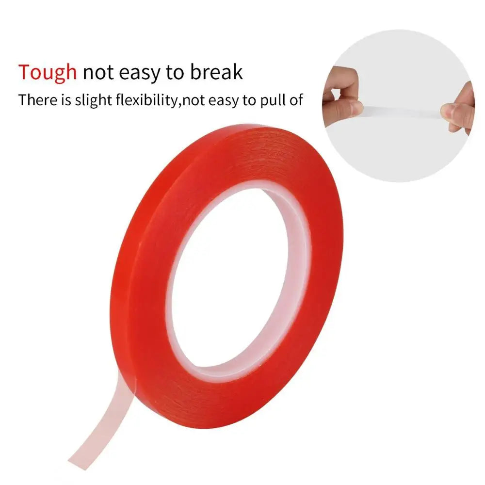 1 Roll 3 Meter Double Sided Adhesive Tape Acrylic Transparent No Traces Sticker for LED strip Car Fixed Phone Tablet Fixed