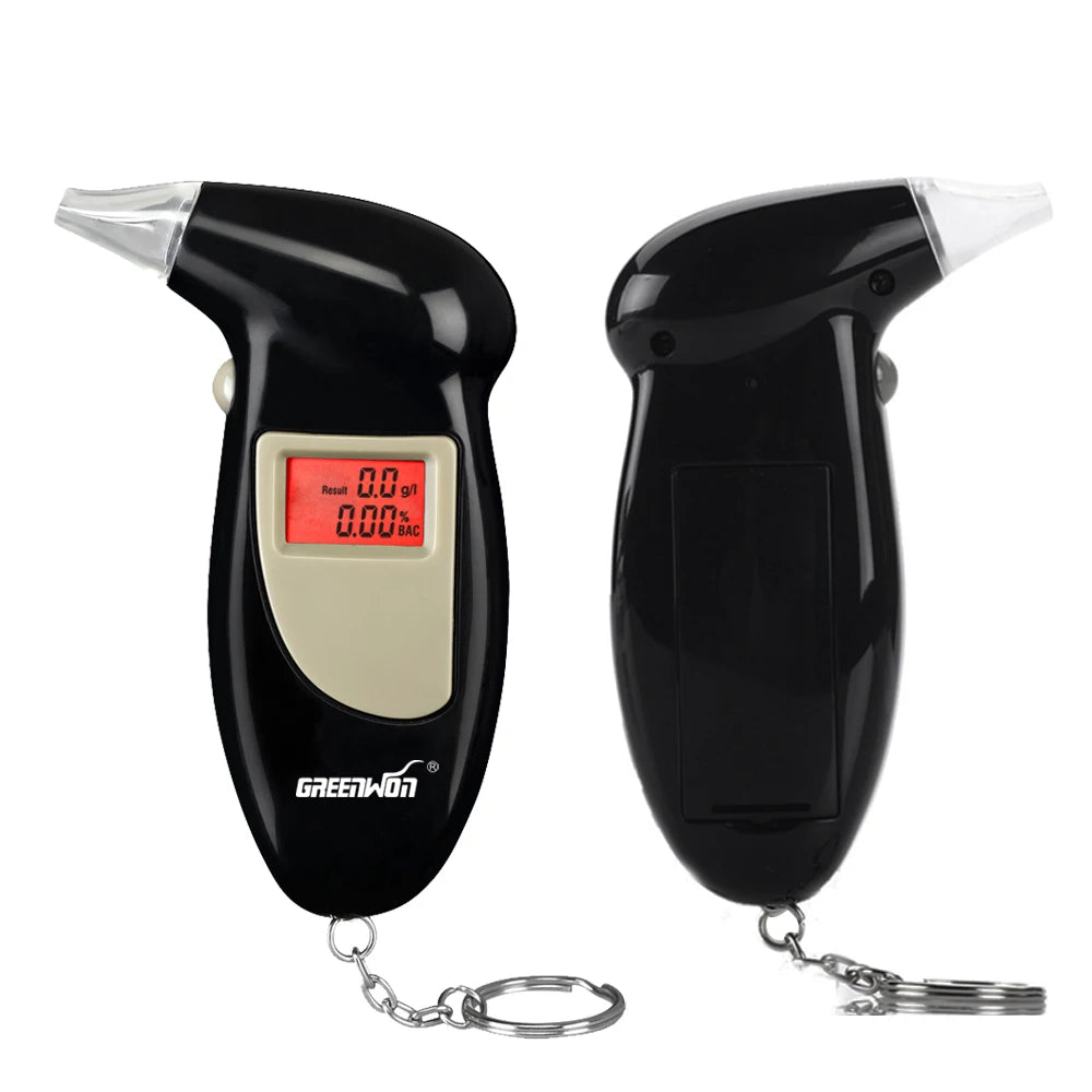 GREENWON Breathalyzer Keychain Digital Alcohol Tester Detector Portable with LCD Display 68S-GD