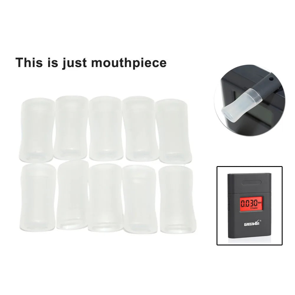 100pcs/bag Mouthpieces Blowing Nozzle  for Alkohol Tester Digital Alcohol Tester Breathalyzer 838