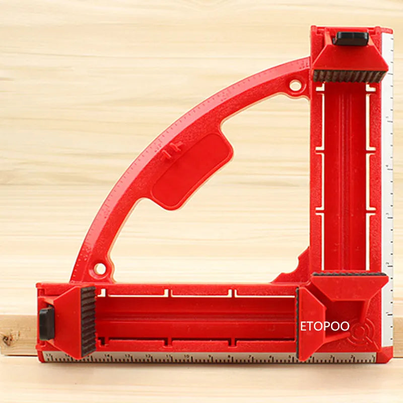 90 Degree Right Angle Clamp Mitre Clamps Corner Clamp Picture Holder Woodwork With Light Weight Integrated Aluminum Rule