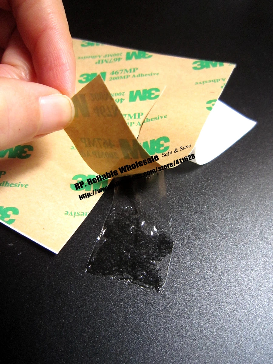 Super Thin 0.06mm Thick, (A4 Size 210x297mm) 3M 467 Double Adhesive Sticker, for Nameplate, Foam, Thermal Pad  Bond