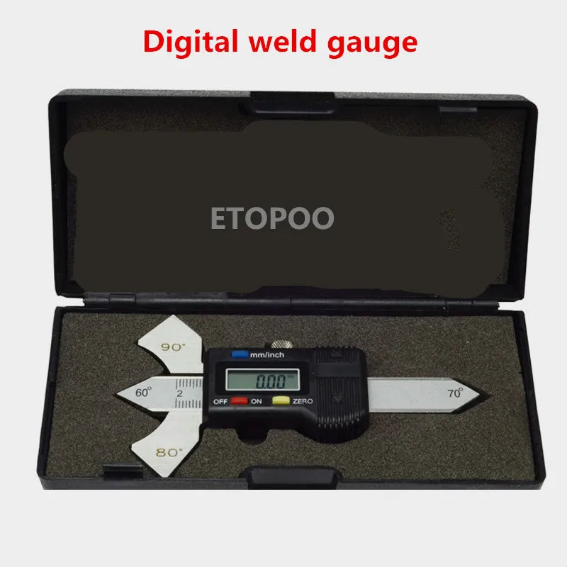 0 - 20mm Stainless Steel Digital Caliper/Weld Seam Measuring Caliper Weld Gauge Weld Inspection Ruler