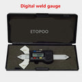 0 - 20mm Stainless Steel Digital Caliper/Weld Seam Measuring Caliper Weld Gauge Weld Inspection Ruler