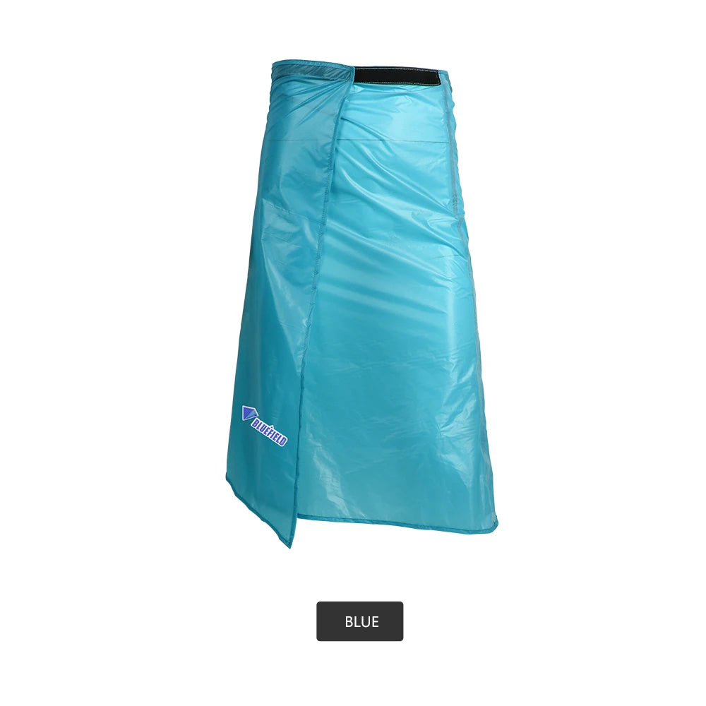 Lightweight 15D Silicone Coating Rain Gear Rainwear Long Rain Kilt Waterproof Skirt Pants Trousers  For Outdoor Hiking Camping