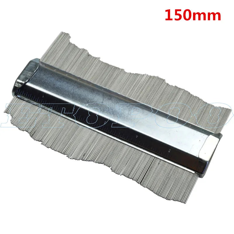 125mm 150mm 200mm Steel Profile Contour Gauge Deep Decorating Template Tiling Steel Tiling Skirting Laminate Profile Wood Shape