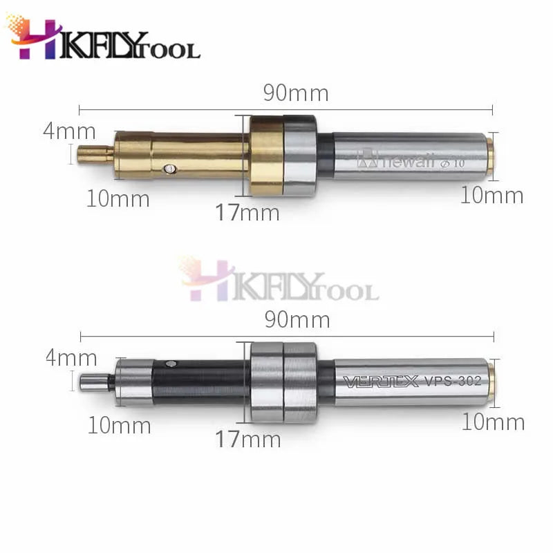 10mm Antimagnetic Edge Finder Touch Point Sensor Titanizing Yellow Ocptical Quickly Locate Work Edges For Milling Tool And Lathe