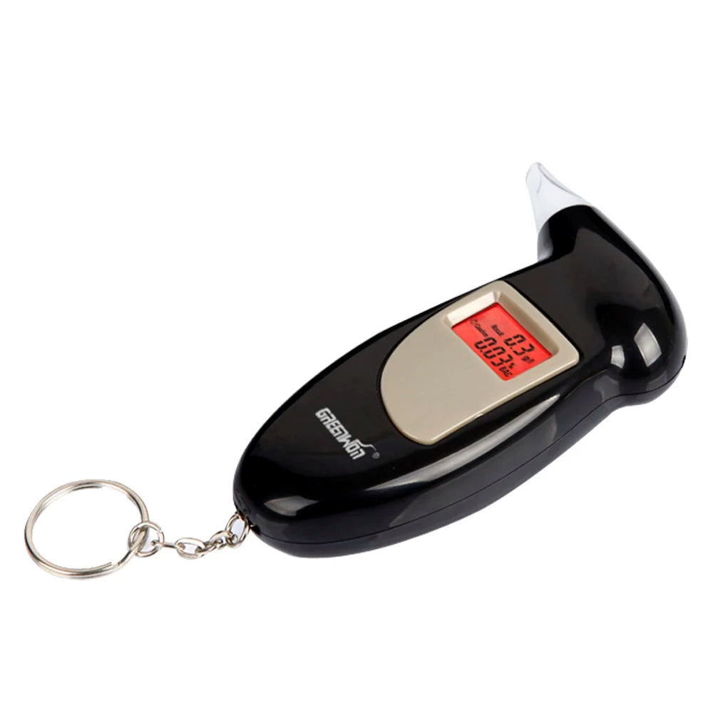 GREENWON Professional Digital Breath Alcohol Tester Detector Meter Breathalyzer Portable Key Chain