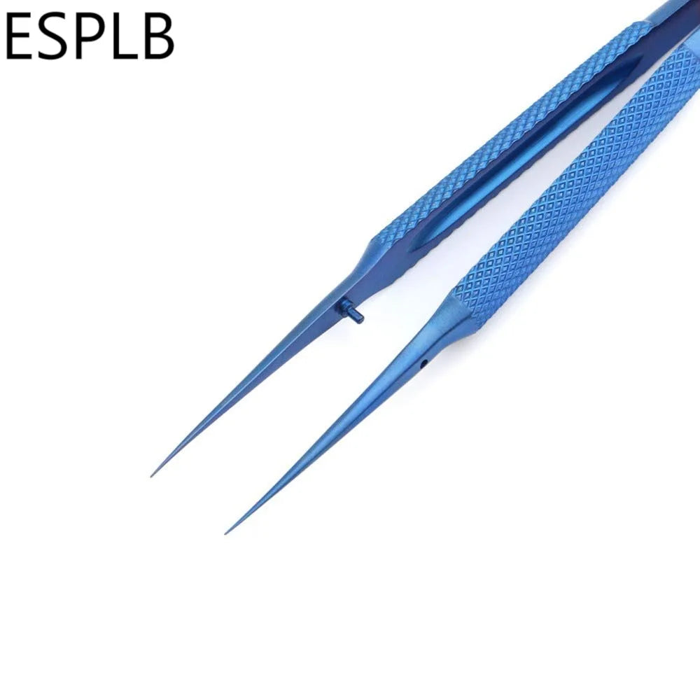 Titanium Alloy/Stainless Steel Tweezers Precision Fly Line 0.15mm Fingerprint Electronic Components Straight/Curved Tip Tweezers