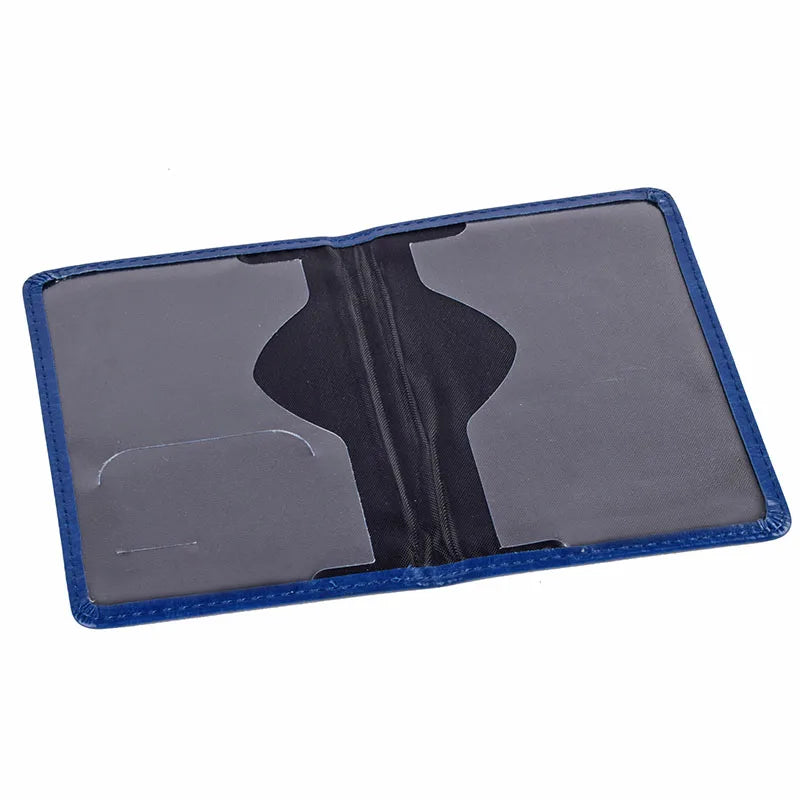 Israel Passport Cover Multicolour PU Leather Hebrew Travel Document ID Credit Card Holder Case Wallet Men Women