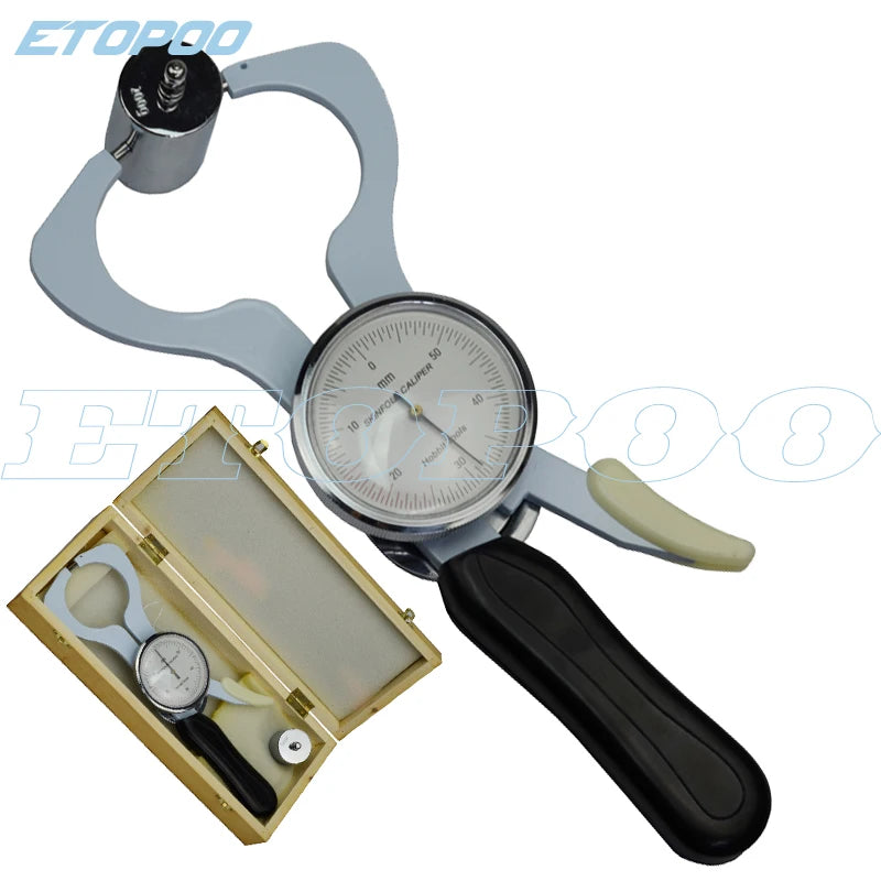 High Quality Metal Body Fat Caliper Skinfold Caliper Harpenden Type Skinfold Caliper Medidor De Gordura Measuring Body Fat Teste