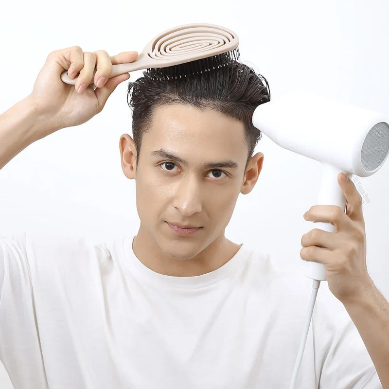 Xinzhi Relaxing elastic massage Comb Portable Hair Brush Massage Brush Magic Brushes Head Combs for Xiaomi Smart Home