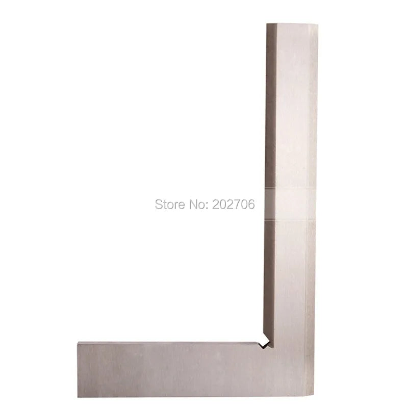 Stainless Steel 200*125mm Angle Square 90 Degree Angle Blade Ruler Gauge Try Square Ruler Measuring Tool