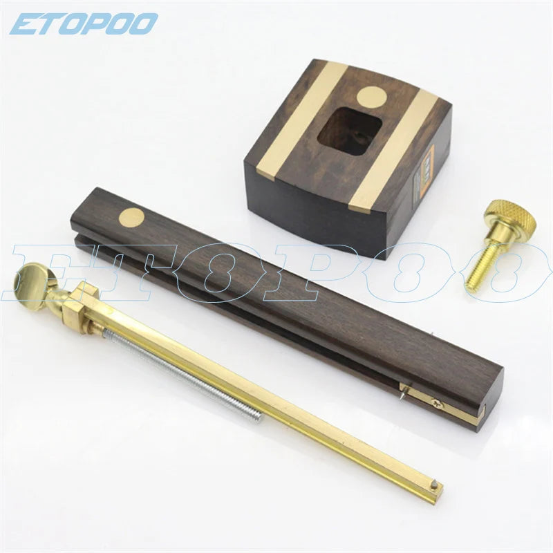 Luxury British Indonesia Ebony+Pure Copper Wearproof Carpenter Woodworking Tool Screw Cutting Gauge Mark Scraper Scribers