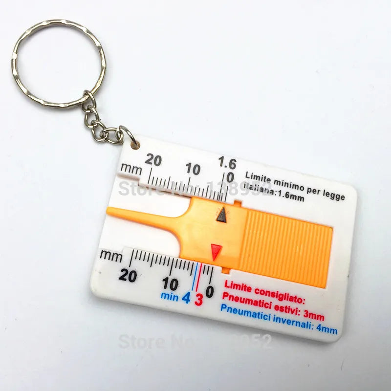 Auto Tyre Tread Depth Gauge Caliper Car Motorcycle Caravan Trailer Wheel Measure Car-styling Repair Tool
