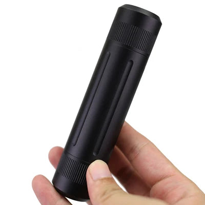 CNC Aluminum Alloy Black Waterproof Bottle Camping Survival Seal Bottle EDC Outdoor Tool