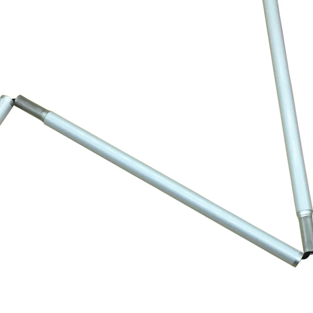 125cm, 130cm, 135cm, 140cm,145cm,150cm,155cm, Aluminum White Cane with Black Handle for the blind (folds down 7 sections)