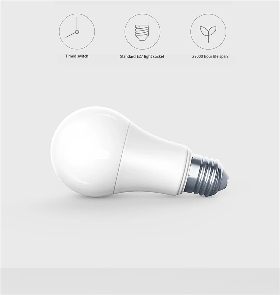 Aqara Smart LED Bulb T1 Tunable White Zigbee 3.0 E27 6500K 220-240V Bluetooth Smart home Light For Homekit Alice Google alexa