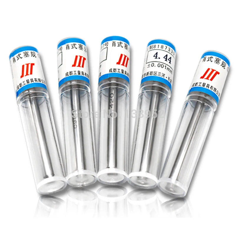 101pcs/box 1-2-3-4-5-6mm step 0.01mm Steel Pin Gauge  pin Measuring Tool Smooth Plug Gauge Hole Gauge