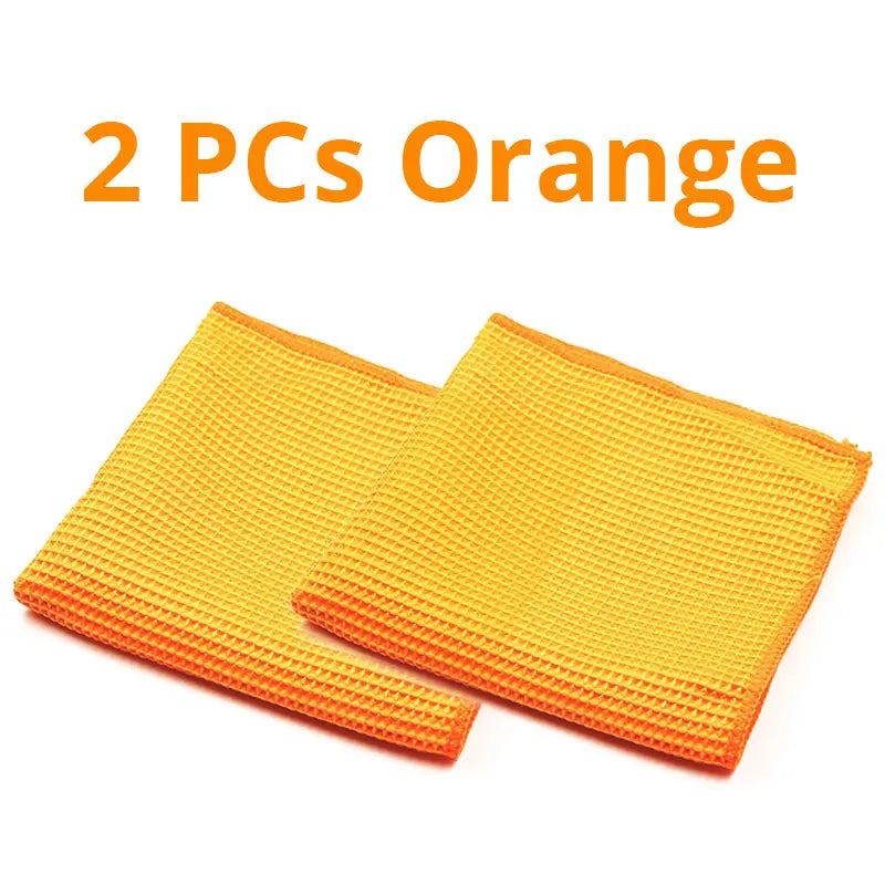Car Cleaning Wash Towel Microfiber Products For Cars Detailing Waffle Weave Auto Water Drying Window Clean Automobiles Accessory