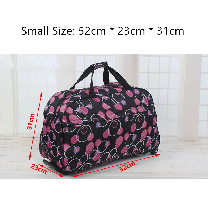 Luggage Bags Trolley Suitcase on wheels luggage Metal valise bagages roulette Hand Trolley Unisex Bag Sac a Frame Board Package