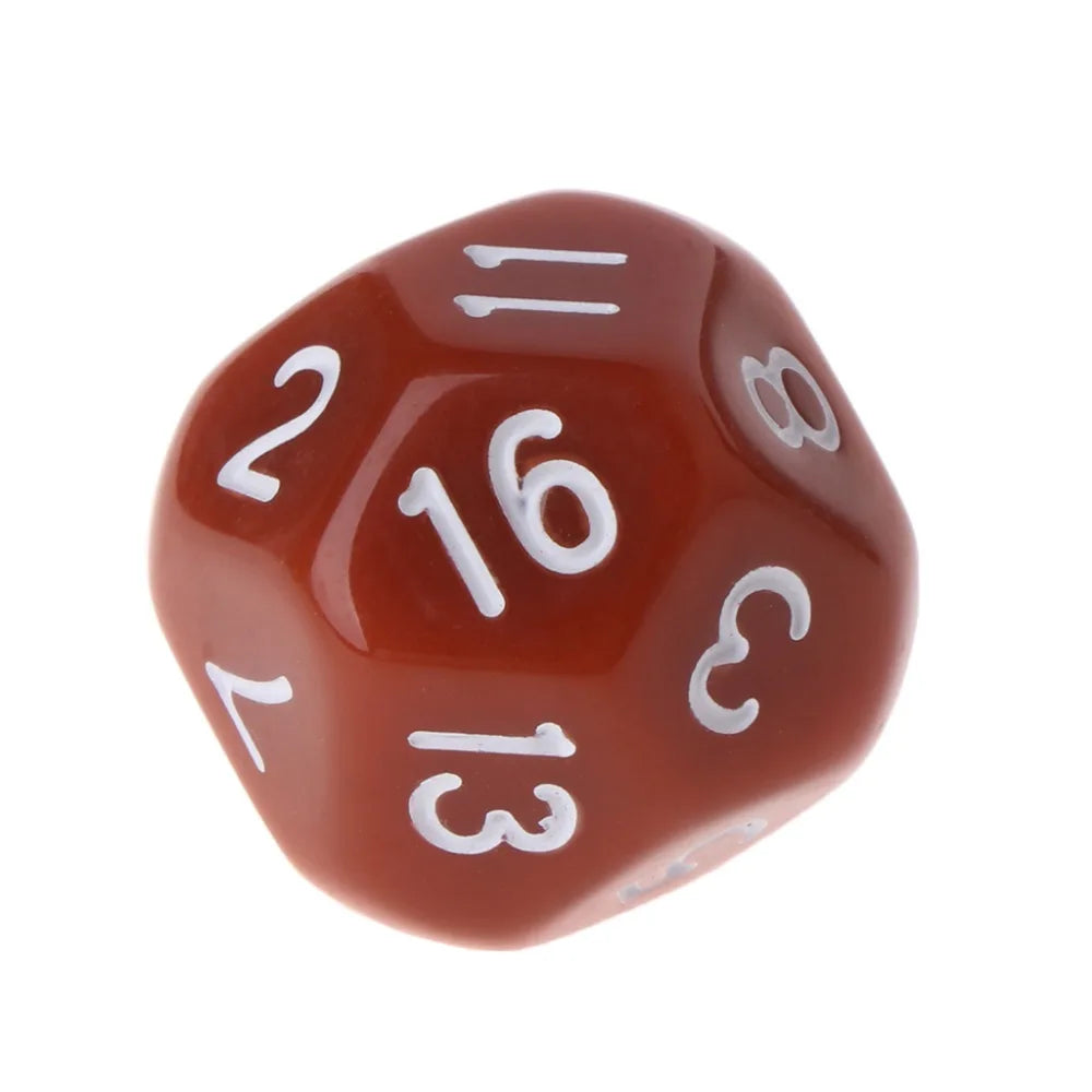 10pcs 16 Sided Dice D16 Polyhedral Dices For  Table Games