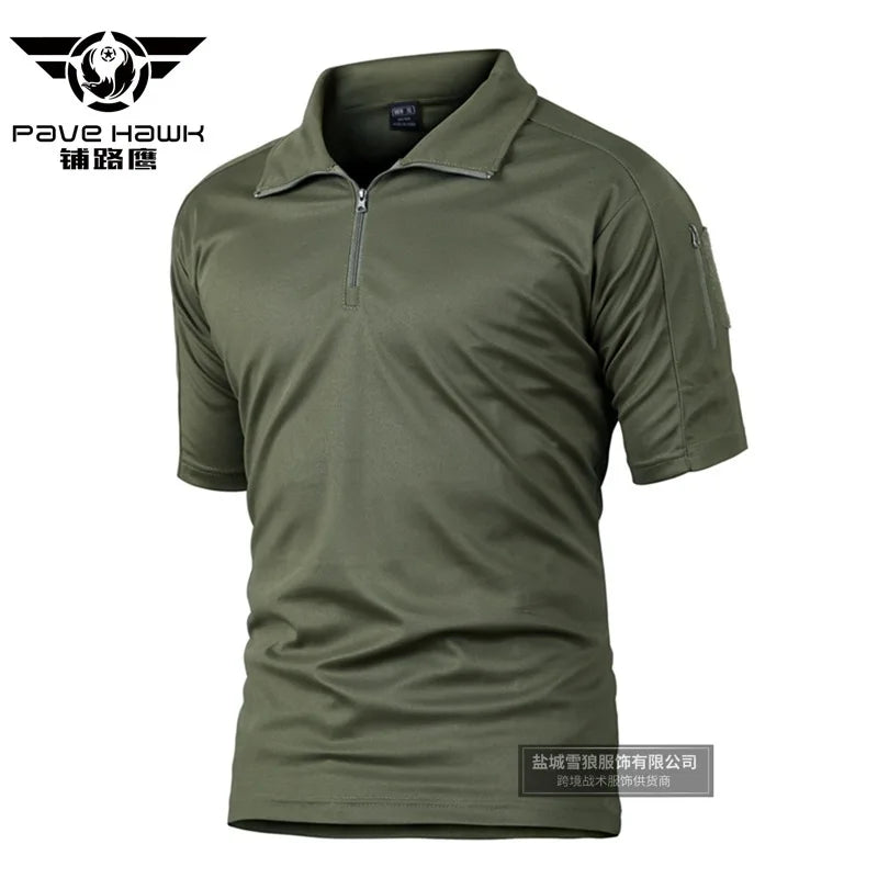 Short Sleeve Tactical Shirt Men Women Camouflage Hunting and Fishing Male Sport Tops Outdoor Camping Clothes Quick Drying Summer