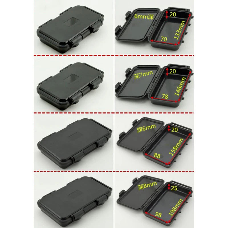 Waterproof Plastic Tool case box Shockproof Airtight Container Storage Box resistant fall safety case with pre-cut foam
