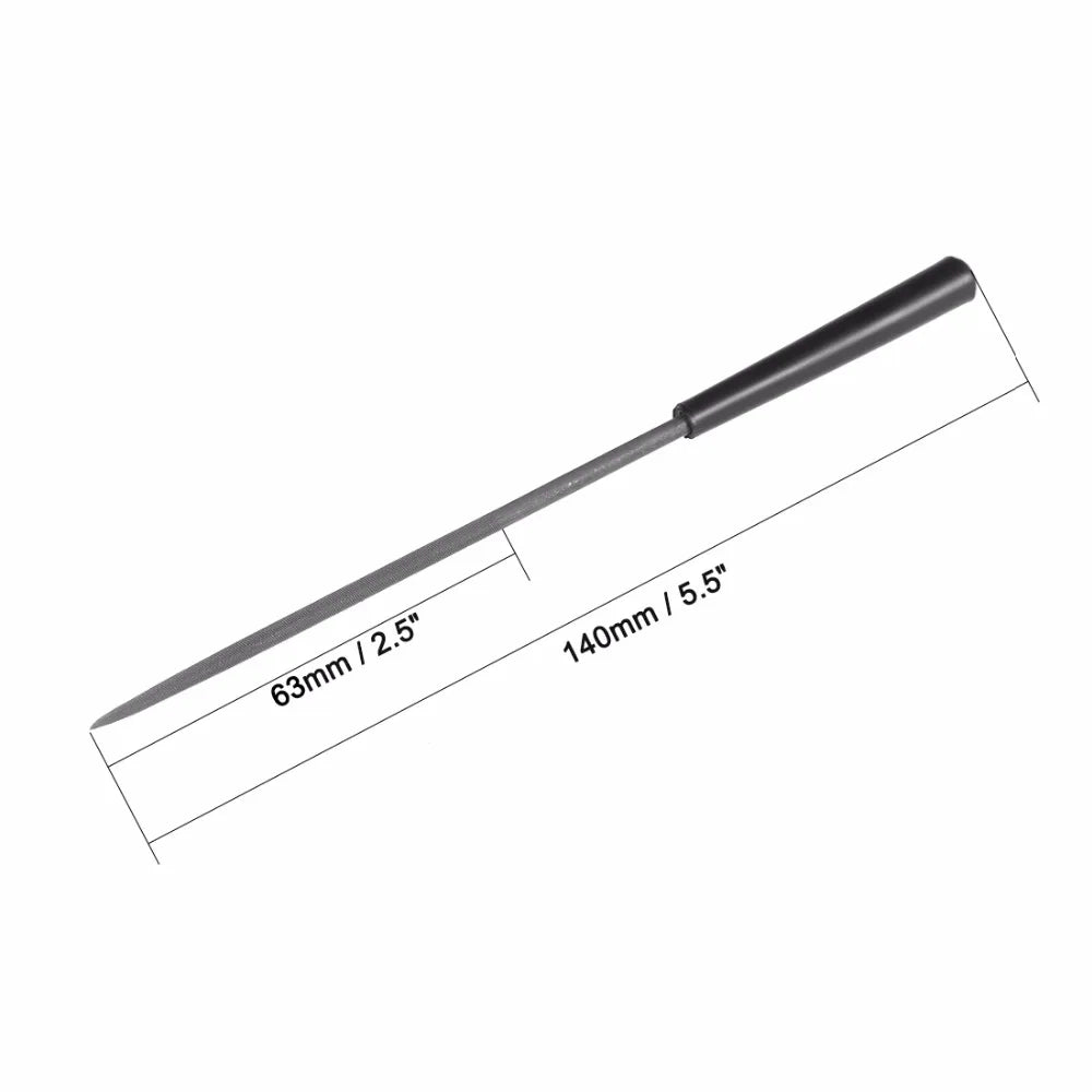 10Pcs 3x140mm Second Cut Steel Round Needle File Handy Tools Ceramic Crafts DIY Wood Rasp File Needle Jewelry Carving File