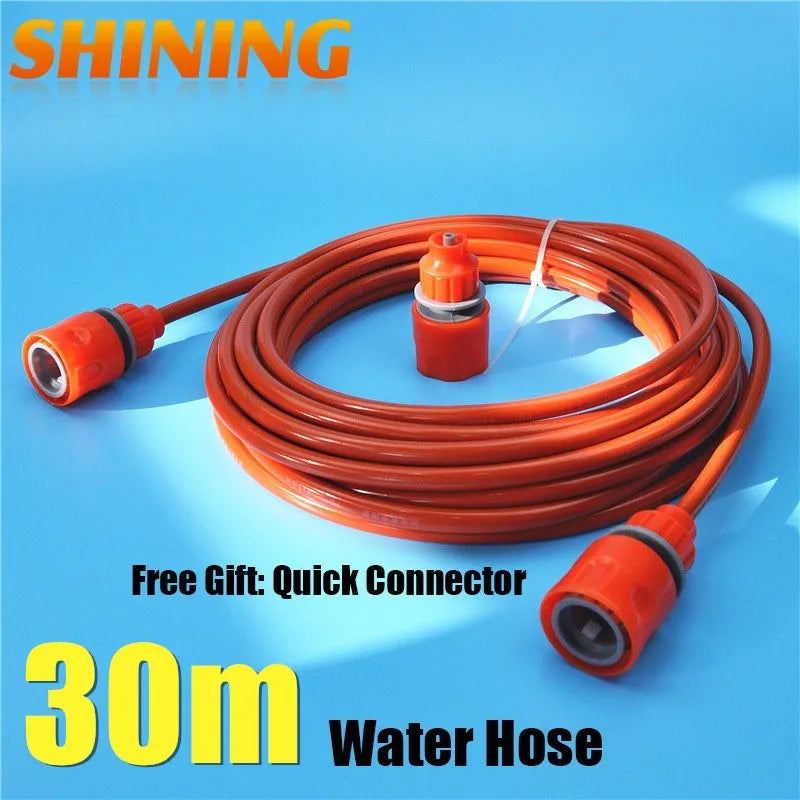 8m 10m 20m Orange PU Car Washing Garden Watering Hose Pipe With Quick Connector High Pressure Car Washer Pipeline Conduit 5*8mm