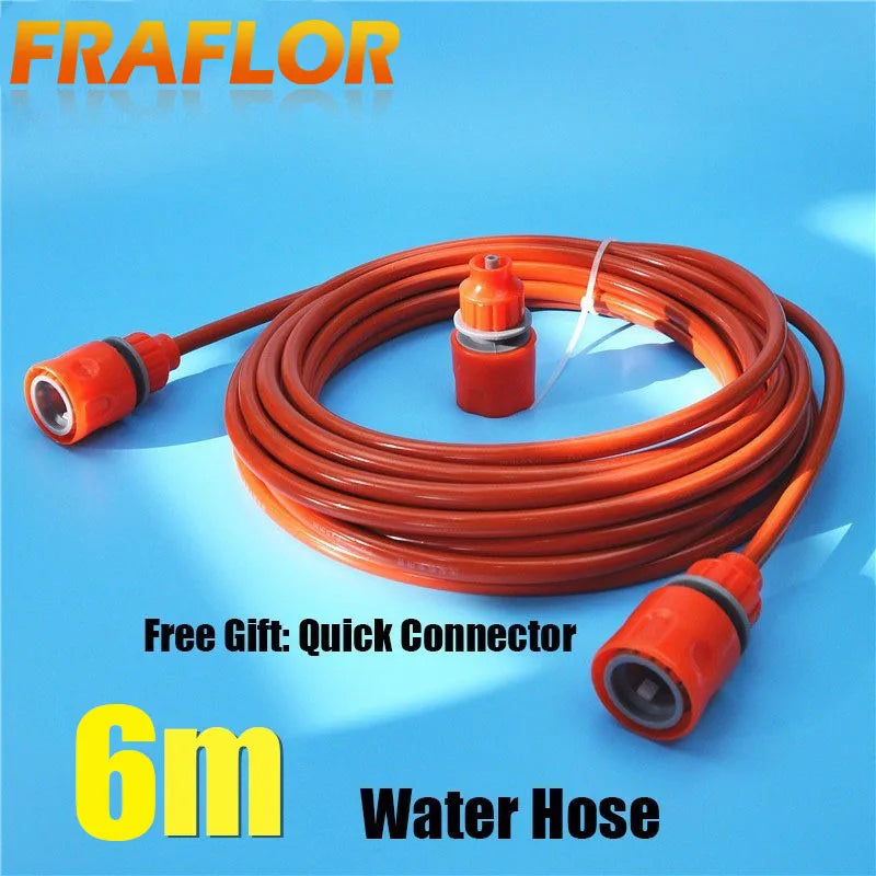 8m 10m 20m Orange PU Car Washing Garden Watering Hose Pipe With Quick Connector High Pressure Car Washer Pipeline Conduit 5*8mm