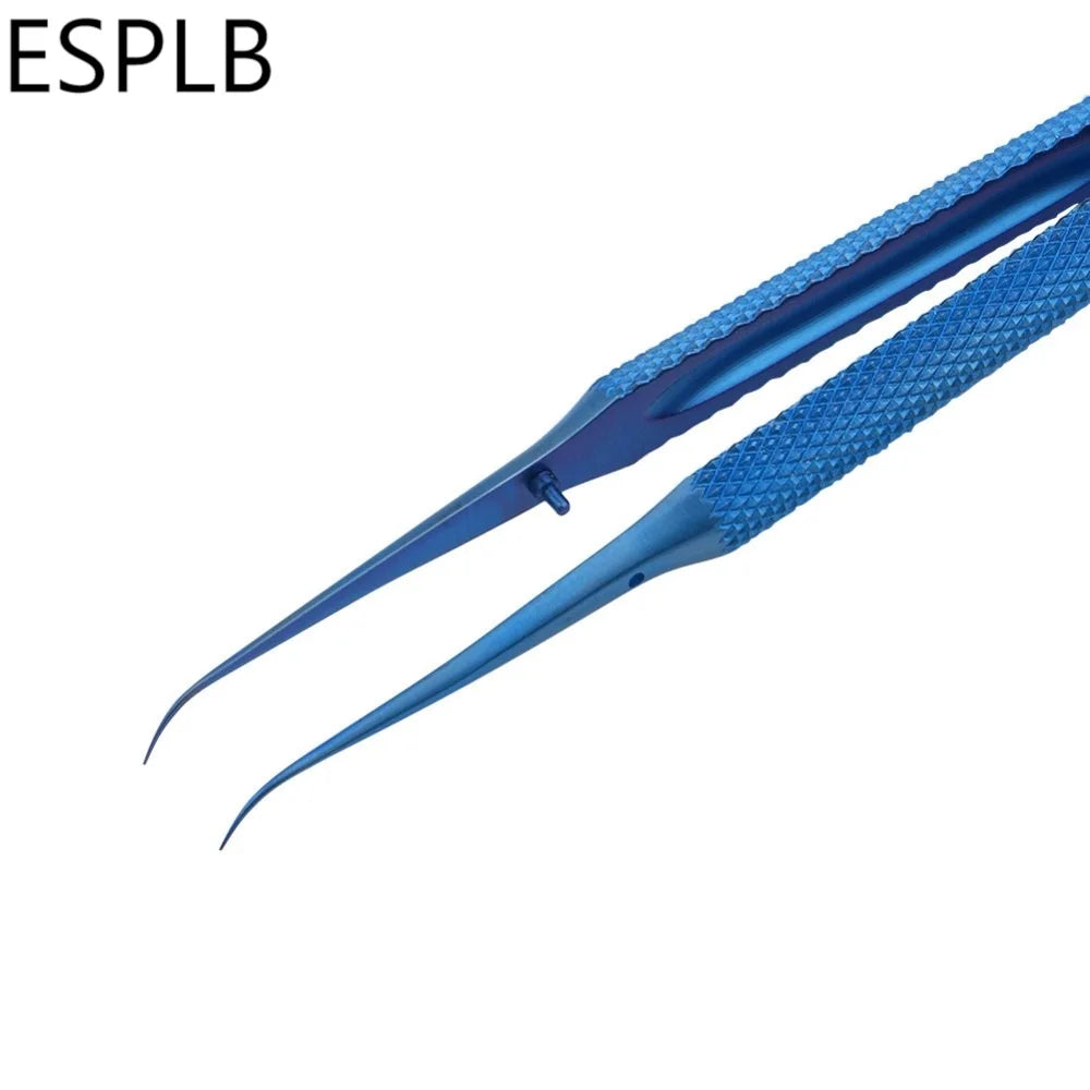 Titanium Alloy/Stainless Steel Tweezers Precision Fly Line 0.15mm Fingerprint Electronic Components Straight/Curved Tip Tweezers