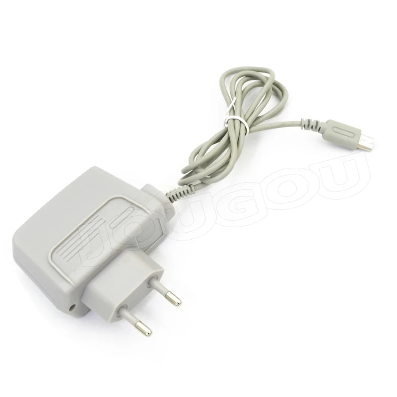 AC 100-240V Travel Wall EU Plug Charger Adapter Power Supply for Nintendo DSL DS Lite NDSL  - Grey