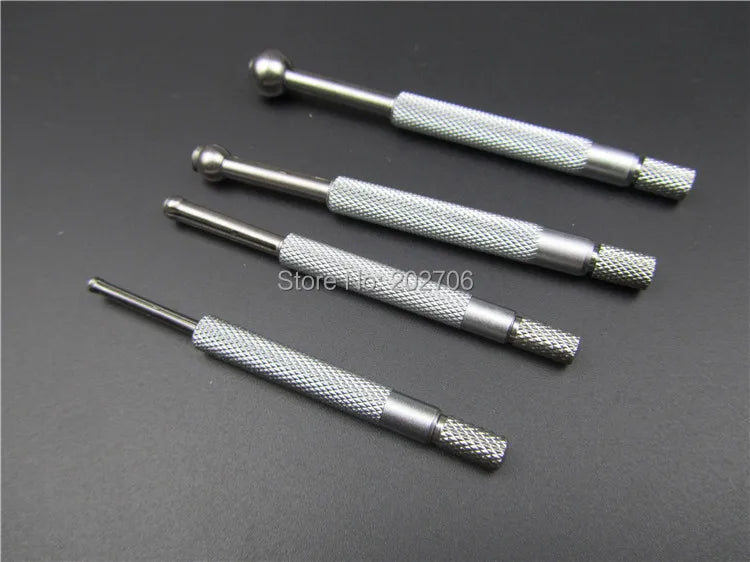 4pcs Set Small Hole Gauge Telescoping Gauges Set Full Ball Type Gauge .125 - .5' 4 Pc Full-Ball Small Bore Hole Precision Gage