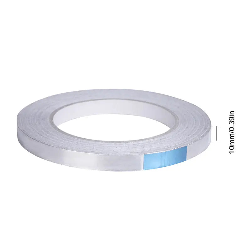 40m Aluminium Foil Tape BGA Heat-resistant Foil Tape High Temperature Resistant Foil Adhesive Tape