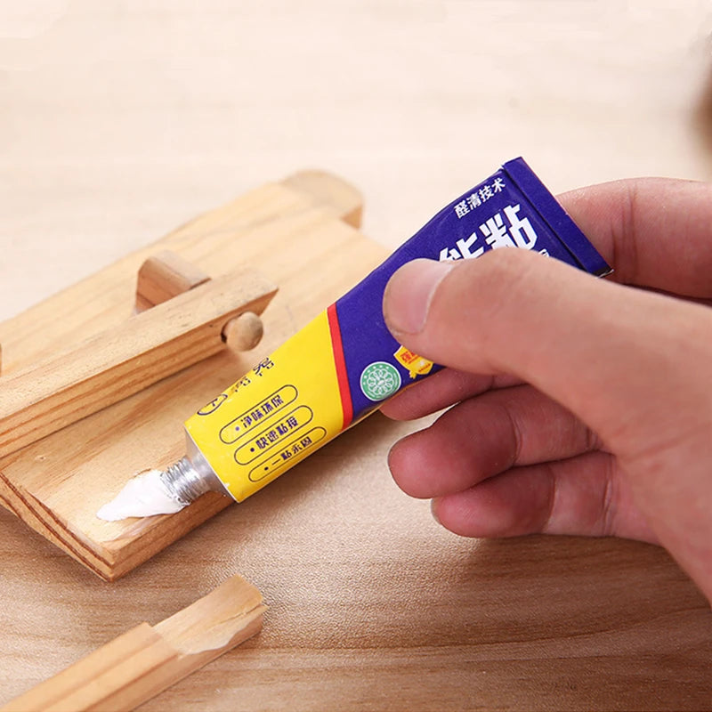 20ml Super Strong Fast Dry White Latex Liquid Glue Office Home Supply Glass Metal Rubber Wood Waterproof Multipurpose Adhesive