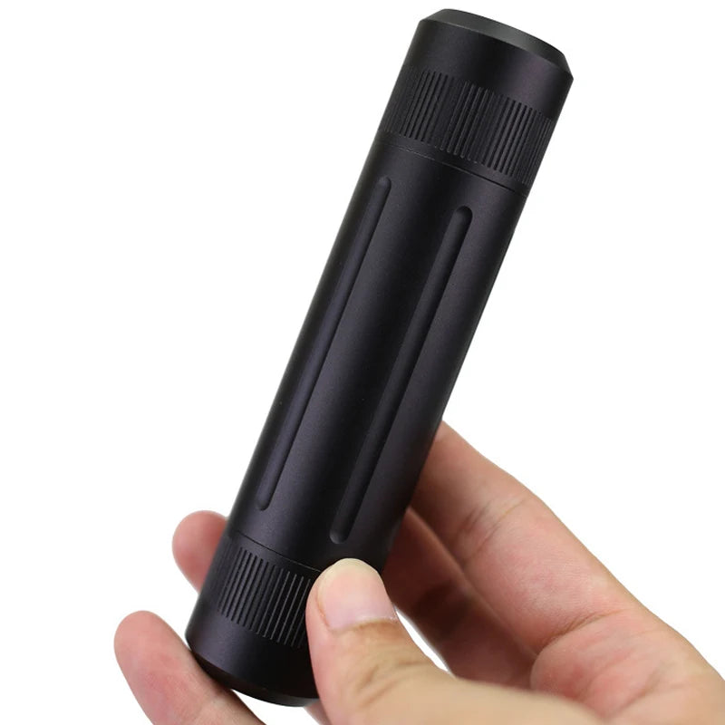 CNC Aluminum Alloy Black Waterproof Bottle Camping Survival Seal Bottle EDC Outdoor Tool