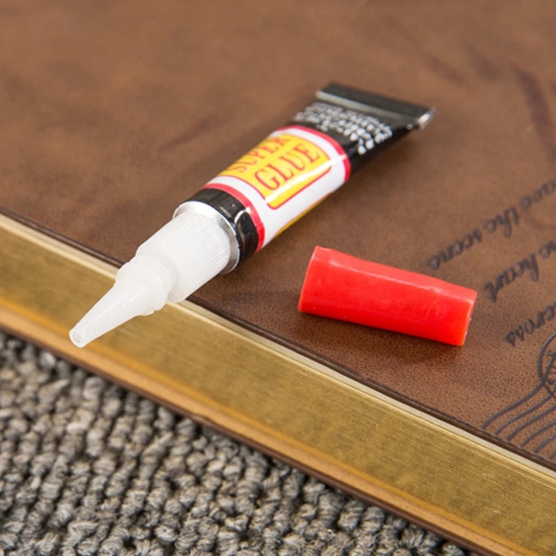 10pcs Liquid Super Glue 502 Instant Strong Bond Leather Wood Rubber Metal Glass Cyanoacrylate Adhesive Stationery Store Nail Gel