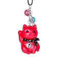 Car Pendant Acrylic luncky Fortune Cat Automobile Decoration Charm Auto Interior Rear View Mirror Hanging Ornament Gifts Styling