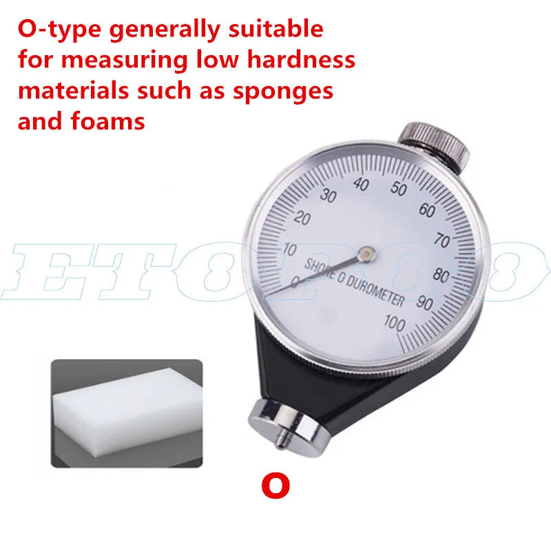 Digital Shore Type A/O/D Rubber Tire Durometer Hardness Tester Meter 0-100 HA Sclerometer Hardness Tester